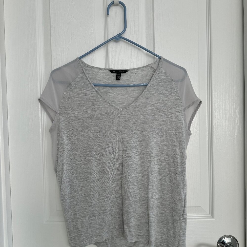 banana republic blouse : PXXS : gray
